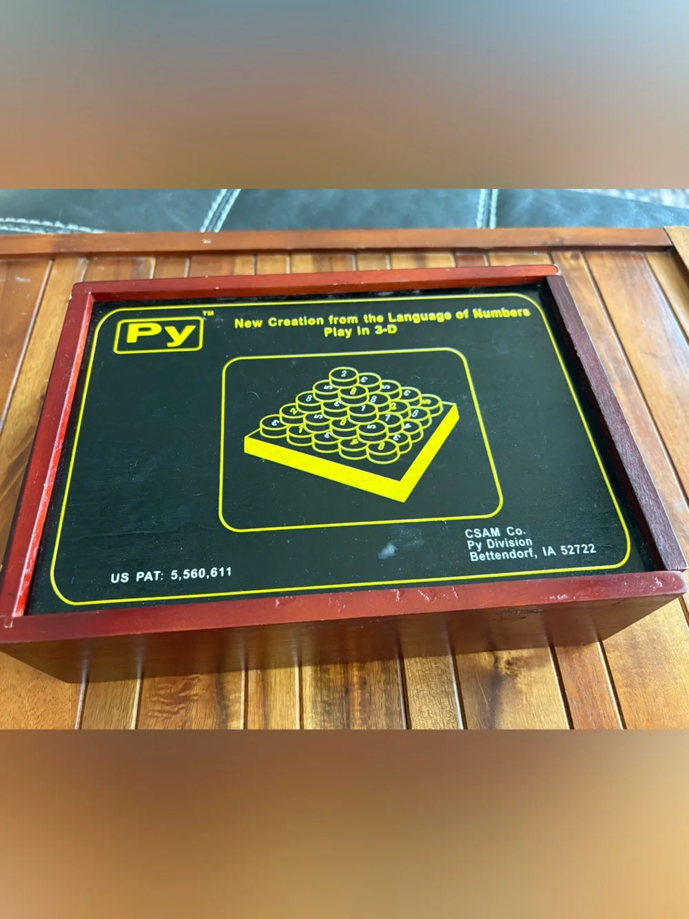 PY Language of Numbers in 3-D Board Game Complete CSAM Co.Rare